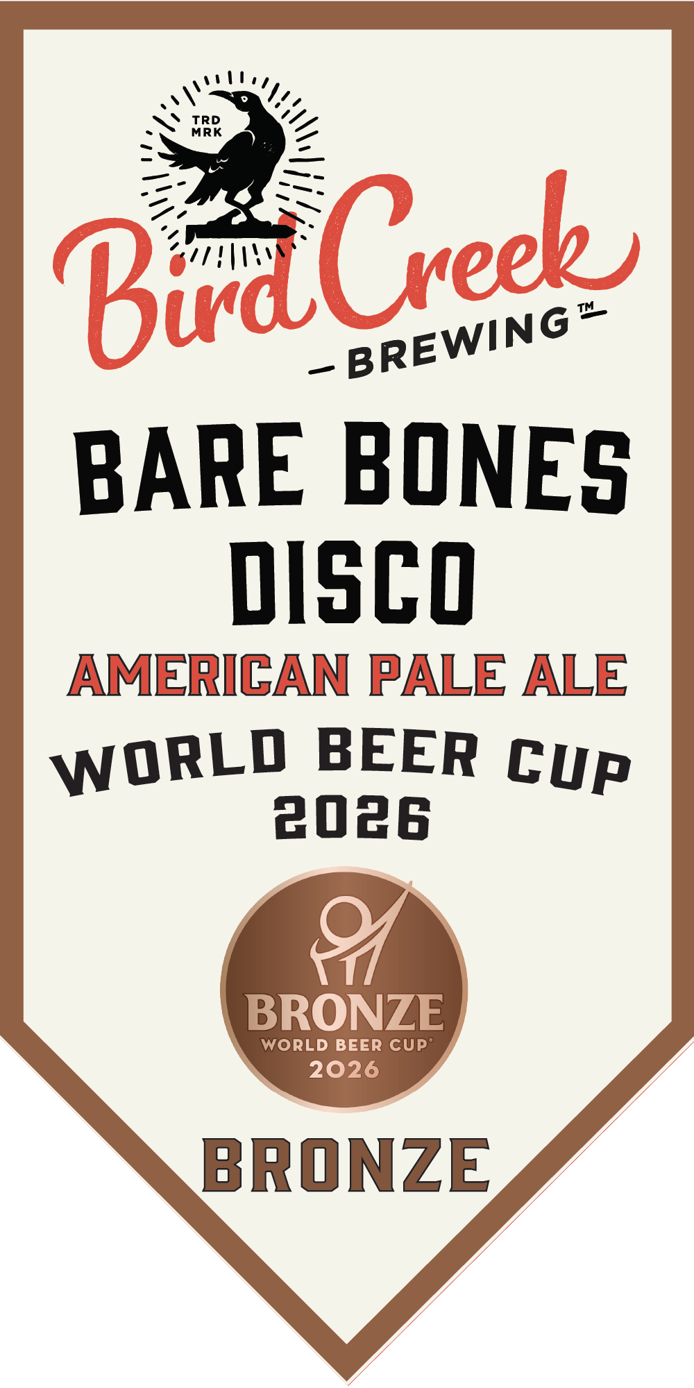 Bare Bones Disco — World Beer Cup 2026 Bronze