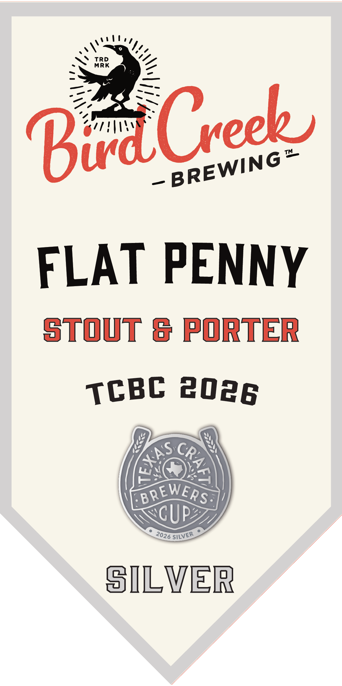 Flat Penny — Silver TCBC 2026
