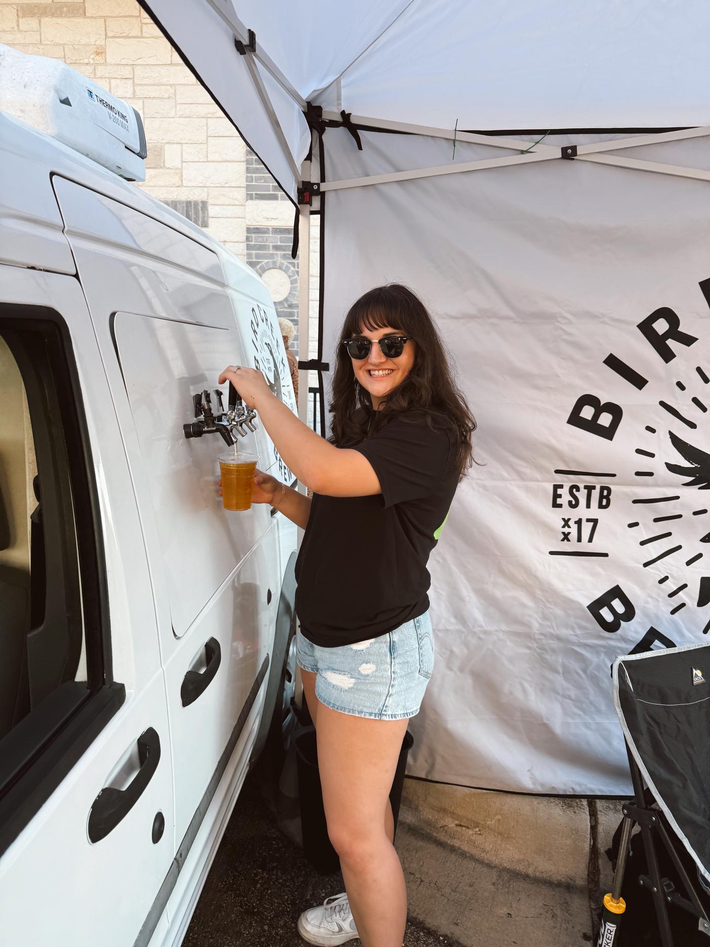 Bird Creek Brewing Beer Van