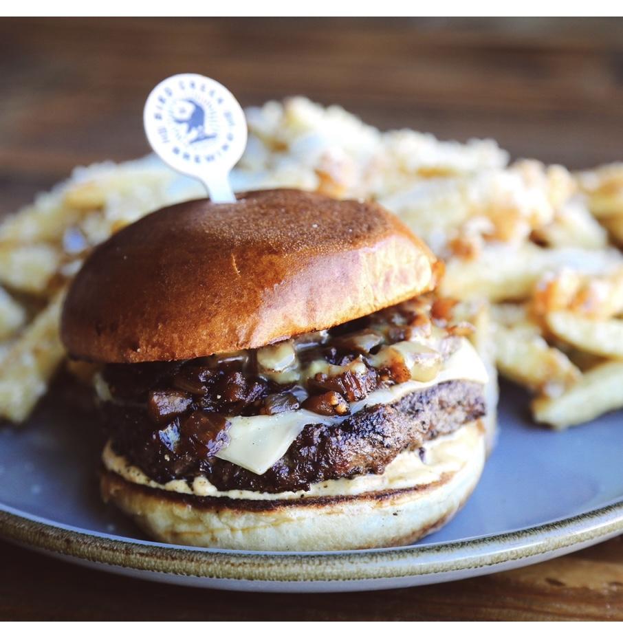 Jammed Bacon Burger