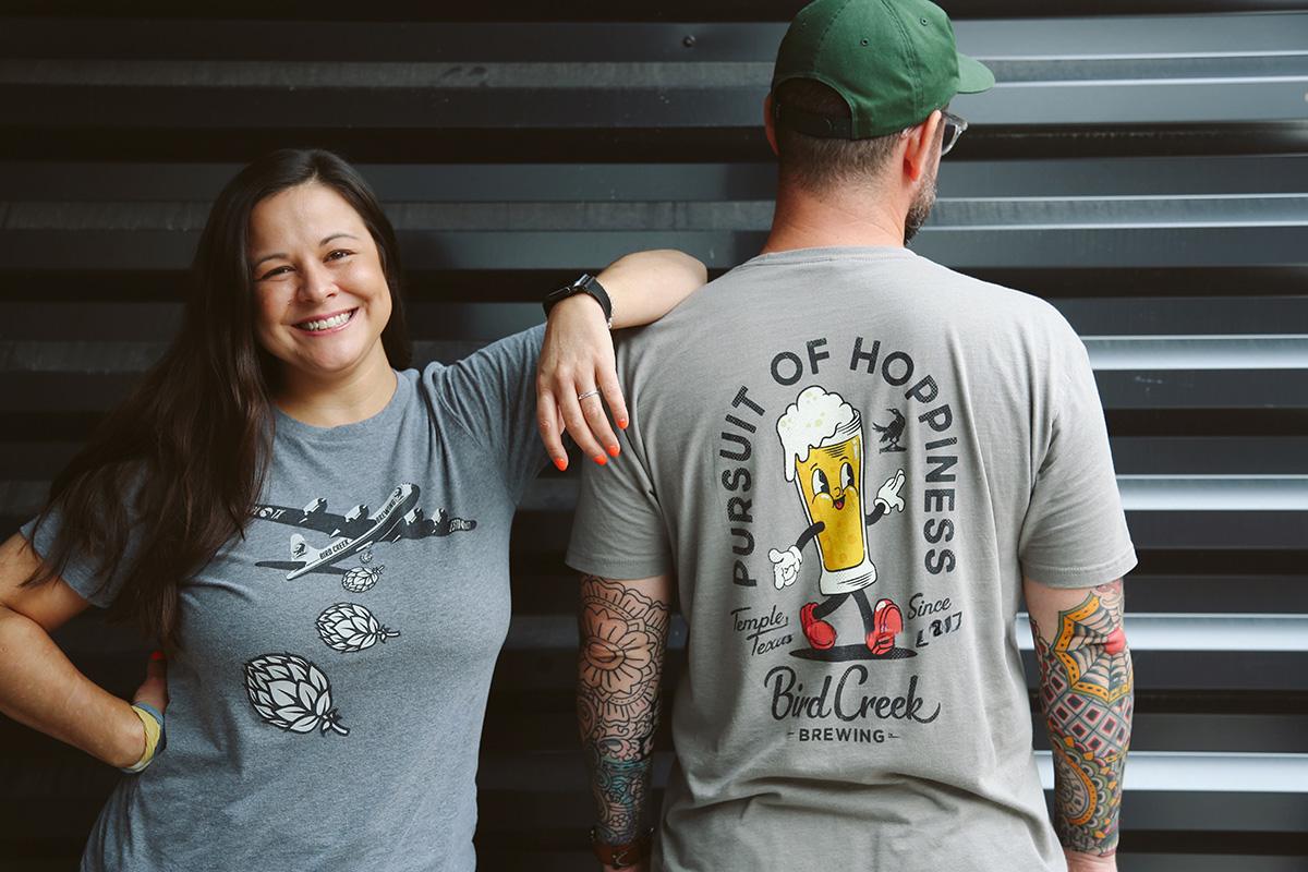 Bird Creek Brewing merch — Pursuit of Hoppiness tees