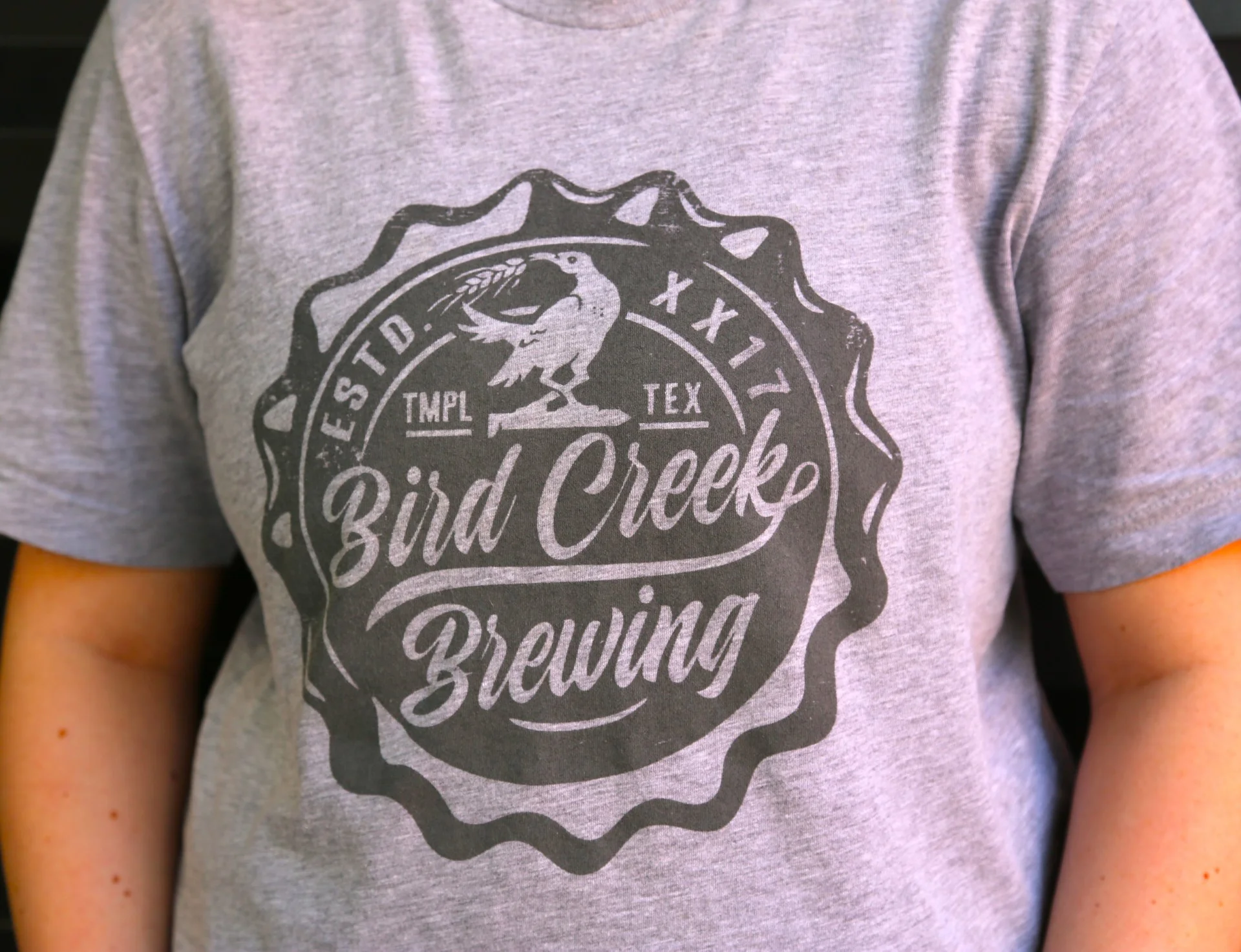 Grey Logo Tee